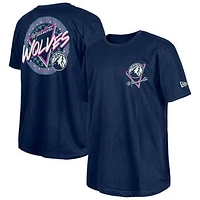 Men's New Era  Navy Minnesota Timberwolves Glow-in-the-Dark T-Shirt
