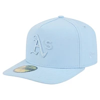 Men's New Era  Light Blue Athletics Color Pack A-Frame 59FIFTY Fitted Hat