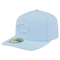 Men's New Era  Light Blue Cincinnati Reds Color Pack A-Frame 59FIFTY Fitted Hat