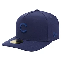 Men's New Era Navy Chicago Cubs Color Pack A-Frame 59FIFTY Fitted Hat