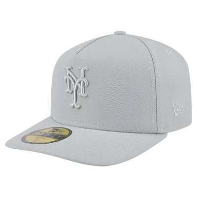 Men's New Era  Gray York Mets Colorpack 59FIFTY Fitted Hat