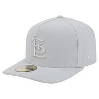 Men's New Era  Gray St. Louis Cardinals Colorpack A-Frame 59FIFTY Fitted Hat