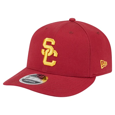 Men's New Era Cardinal USC Trojans Low Profile 9FIFTY Snapback Hat