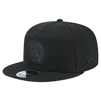 Men's New Era Black Florida State Seminoles Adventure Canvas Split Panel 9FIFTY Snapback Hat