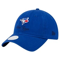 Women's New Era  Royal Toronto Blue Jays Preppy Team 9TWENTY Adjustable Hat