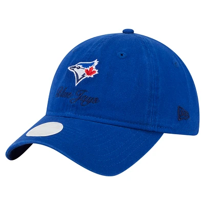 Women's New Era  Royal Toronto Blue Jays Preppy Team 9TWENTY Adjustable Hat