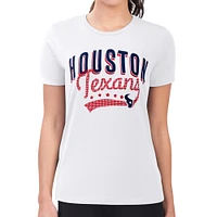 Women's G-III 4Her by Carl Banks Houston Texans Filigree T-Shirt