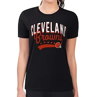 Women's G-III 4Her by Carl Banks Cleveland Browns Filigree T-Shirt