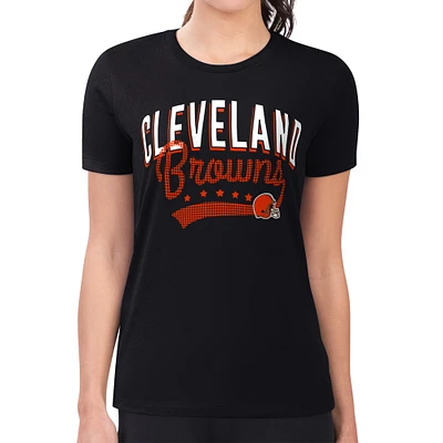 Women's G-III 4Her by Carl Banks Cleveland Browns Filigree T-Shirt