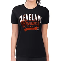 Women's G-III 4Her by Carl Banks Cleveland Browns Filigree T-Shirt