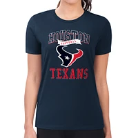 Women's G-III 4Her by Carl Banks Navy Houston Texans Team Graphic T-Shirt
