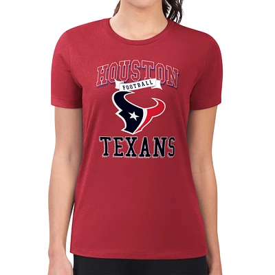 Women's G-III 4Her by Carl Banks Houston Texans Team Graphic T-Shirt