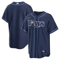 Men's Nike  Navy Tampa Bay Rays Road Replica Jersey