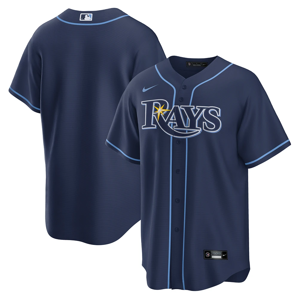 Men's Nike Navy Tampa Bay Rays Road Replica Jersey
