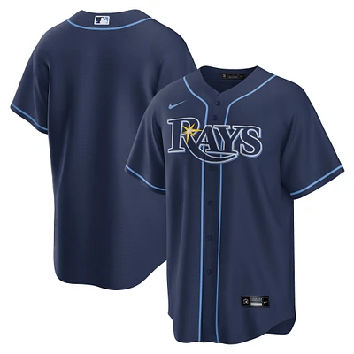 Men's Nike  Navy Tampa Bay Rays Road Replica Jersey