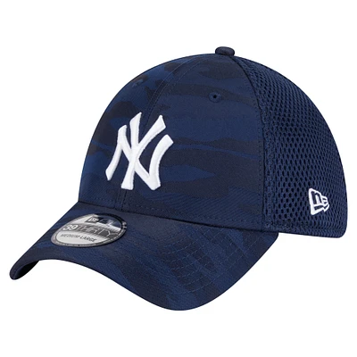 Men's New Era Navy York Yankees Subtle Camo 39THIRTY Flex Hat
