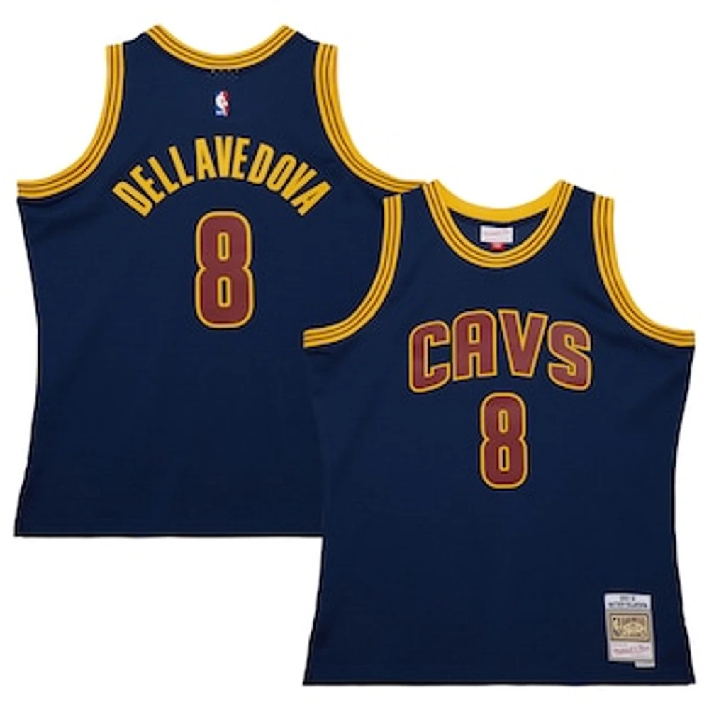 Men's Mitchell & Ness Matthew Dellavedova Navy Cleveland Cavaliers 2015/16 Hardwood Classics Swingman Jersey