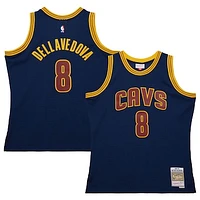 Men's Mitchell & Ness Matthew Dellavedova Navy Cleveland Cavaliers 2015/16 Hardwood Classics Swingman Jersey