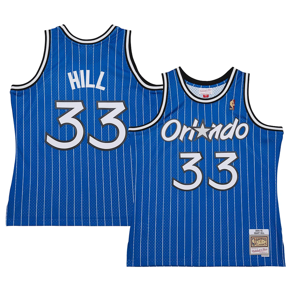 Men's Mitchell & Ness Grant Hill Blue Orlando Magic 2004/05 Hardwood Classics Swingman Jersey