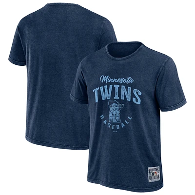 Men's Darius Rucker Collection by Fanatics Navy Minnesota Twins Cooperstown Washed T-Shirt