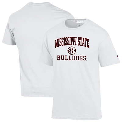 Men's Champion White Mississippi State Bulldogs Team T-Shirt