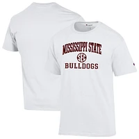 Men's Champion White Mississippi State Bulldogs Team T-Shirt