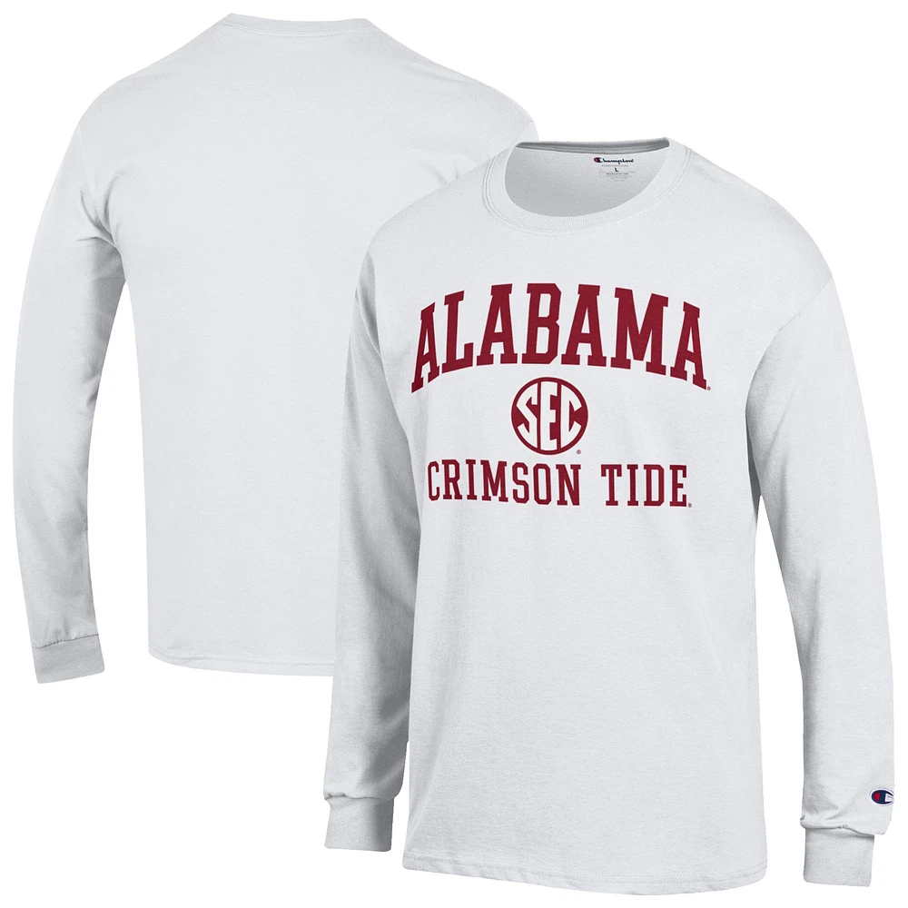 Men's Champion Alabama Crimson Tide Team Long Sleeve T-Shirt