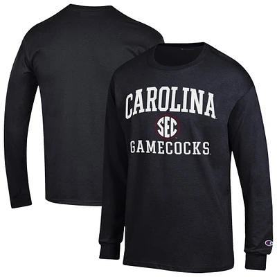 Men's Champion Black South Carolina Gamecocks Team Long Sleeve T-Shirt