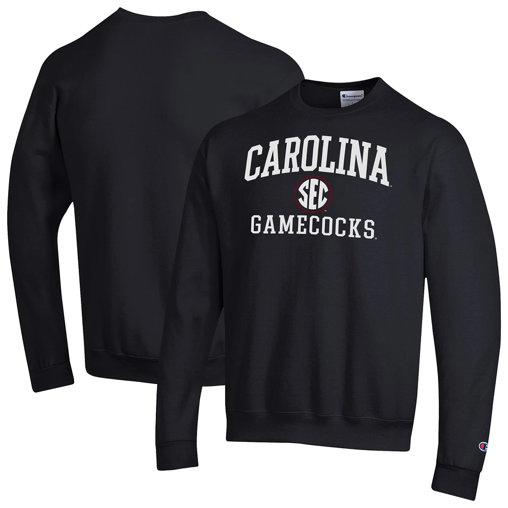 Men's Champion Black South Carolina Gamecocks Team Fleece Pullover Sweatshirt
