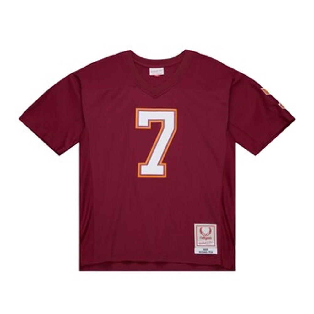 Men's Mitchell & Ness Michael Vick Maroon Virginia Tech Hokies  Jersey