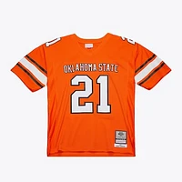 Men's Mitchell & Ness Barry Sanders Orange Oklahoma State Cowboys 1987 Replica Jersey