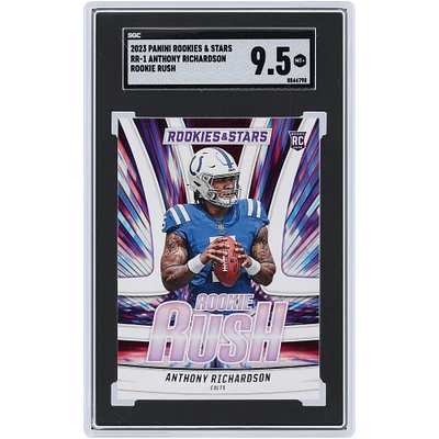 Anthony Richardson Indianapolis Colts 2023 Panini Rookies & Stars Rookie Rush #RR-1 SGC Authenticated 9.5 Rookie Card