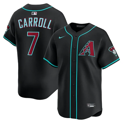 Men's Nike Corbin Carroll Black Arizona Diamondbacks Alternate Limited Player Jersey