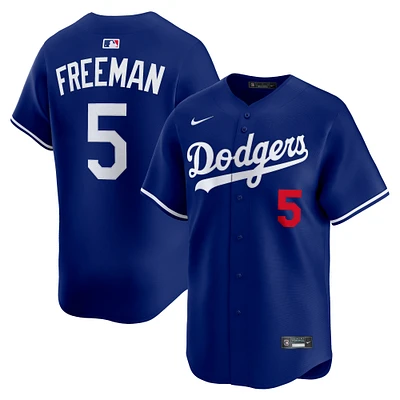 Men's Nike Freddie Freeman Royal Los Angeles Dodgers Alternate Limited Player Jersey