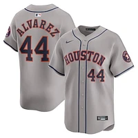 Men's Nike Yordan Alvarez Gray Houston Astros Road Limited Player Jersey