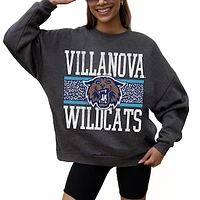 Women's Gameday Couture Charcoal Villanova Wildcats Premium Fleece Pullover Sweatshirt