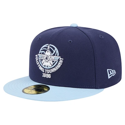 Men's New Era Navy/Light Blue Top Gun Two-Tone Color Pack 59FIFTY Fitted Hat