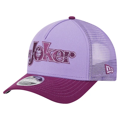 Men's New Era Purple Joker Tonal 9FORTY Adjustable Trucker Hat