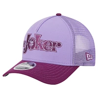 Men's New Era Purple Joker Tonal 9FORTY Adjustable Trucker Hat