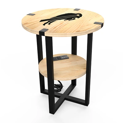 Buffalo Bills 18" Side Table with Charger