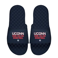Unisex ISlide Navy UConn Huskies Team Saying Slide Sandals