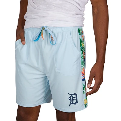 Men's Concepts Sport Light Blue Detroit Tigers Curate Knit Shorts