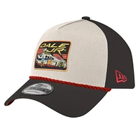 Men's New Era Stone/Black Dale Earnhardt Jr. 9FORTY Rope Adjustable Hat