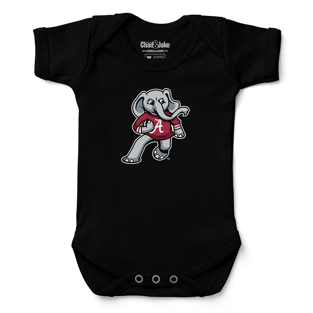 Infant Chad & Jake Black Alabama Crimson Tide Football Bodysuit