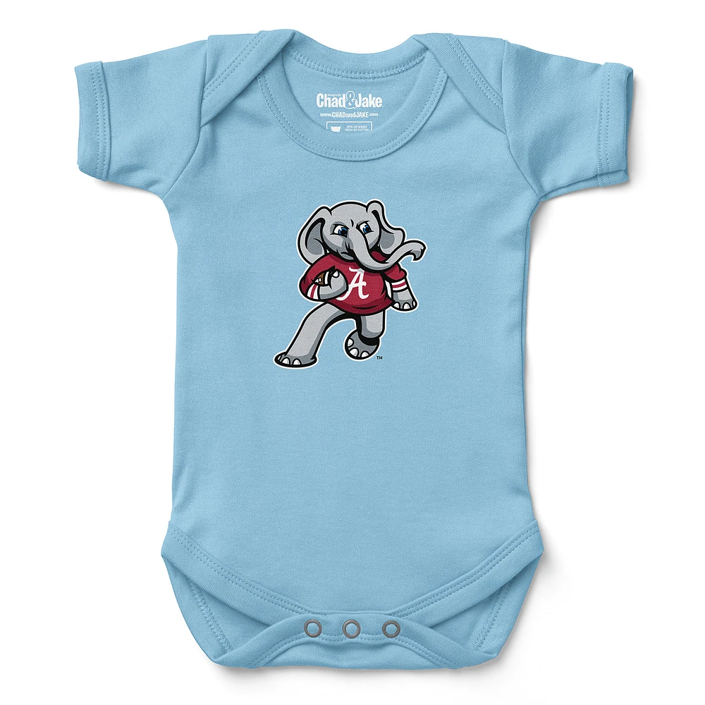Infant Chad & Jake Light Blue Alabama Crimson Tide Football Bodysuit