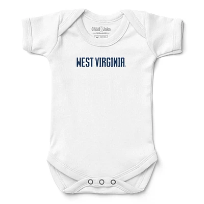 Infant Chad & Jake White West Virginia Mountaineers  Bodysuit