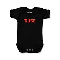 Infant Chad & Jake Black Syracuse Orange  Bodysuit