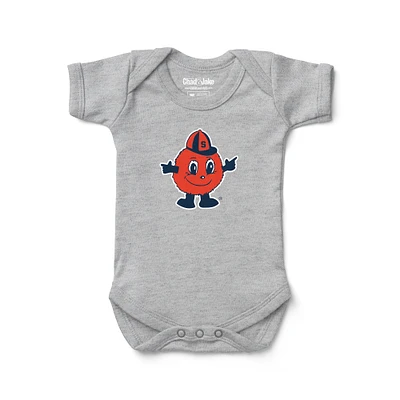 Infant Chad & Jake Heather Gray Syracuse Orange  Bodysuit