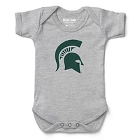 Infant Chad & Jake Heather Gray Michigan State Spartans  Bodysuit