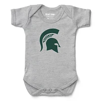 Infant Chad & Jake Heather Gray Michigan State Spartans  Bodysuit